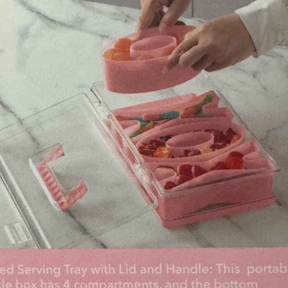 CWC Pink XO Snack Box Snacklebox - Picture 5 of 7